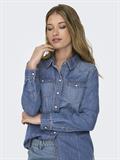 ONLALEXA L/S DNM SHIRT ANA NOOS medium blue denim2