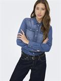 ONLALEXA L/S DNM SHIRT ANA NOOS medium blue denim2
