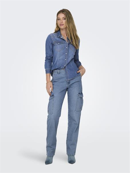 ONLALEXA L/S DNM SHIRT ANA NOOS medium blue denim2