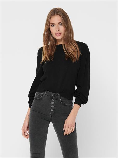 ONLALEXA PUFF L/S PULLOVER KNT black