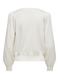 ONLALEXA PUFF L/S PULLOVER KNT cloud dancer