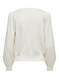 ONLALEXA PUFF L/S PULLOVER KNT cloud dancer