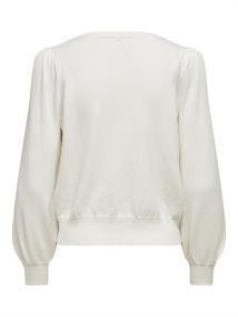 ONLALEXA PUFF L/S PULLOVER KNT cloud dancer