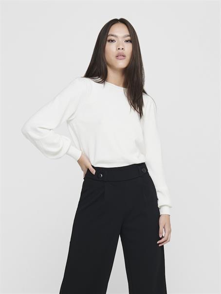 ONLALEXA PUFF L/S PULLOVER KNT cloud dancer