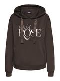 ONLALINA L/S PRINT HOOD SWT coffee bean