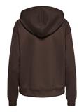 ONLALINA L/S PRINT HOOD SWT coffee bean