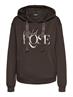 ONLALINA L/S PRINT HOOD SWT coffee bean