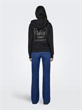 ONLALINA LIFE L/S PRINT HOOD SWT black