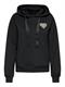 ONLALINA LIFE L/S PRINT HOOD SWT black