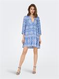 ONLALLY ATHENA 3/4 V-NECK DRESS PTM provence