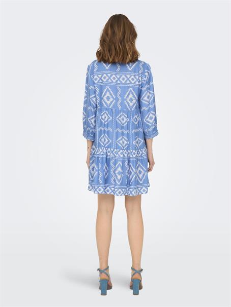 ONLALLY ATHENA 3/4 V-NECK DRESS PTM provence