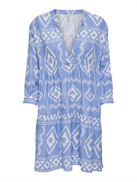 ONLALLY ATHENA 3/4 V-NECK DRESS PTM provence