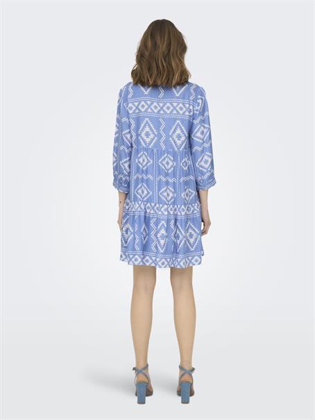 ONLALLY ATHENA 3/4 V-NECK DRESS PTM provence