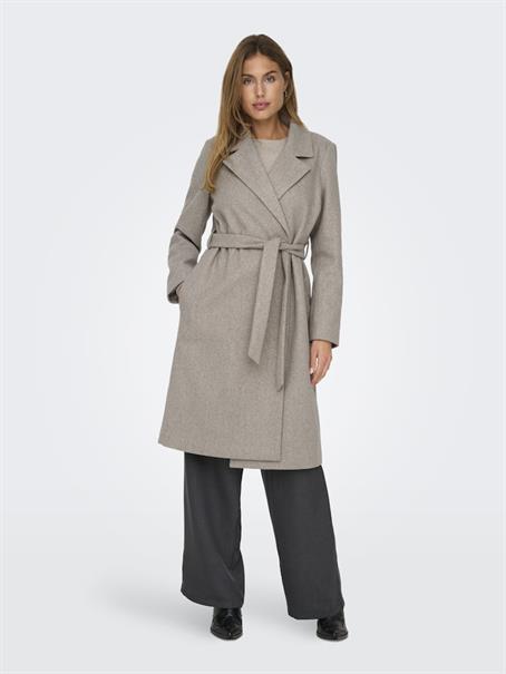 ONLALVILDA LIFE WRAP COAT OTW NOOS simply taupe