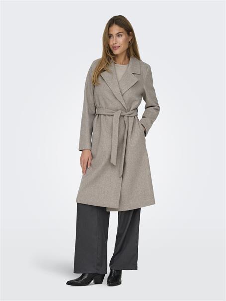ONLALVILDA LIFE WRAP COAT OTW NOOS simply taupe
