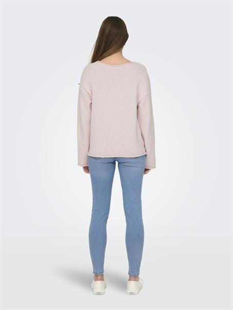 ONLALVILDA LS O-NECK CC KNT rose smoke