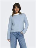 ONLALVILDA LS O-NECK CC KNT soft chambray