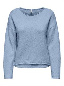 ONLALVILDA LS O-NECK CC KNT soft chambray