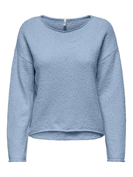 ONLALVILDA LS O-NECK CC KNT soft chambray