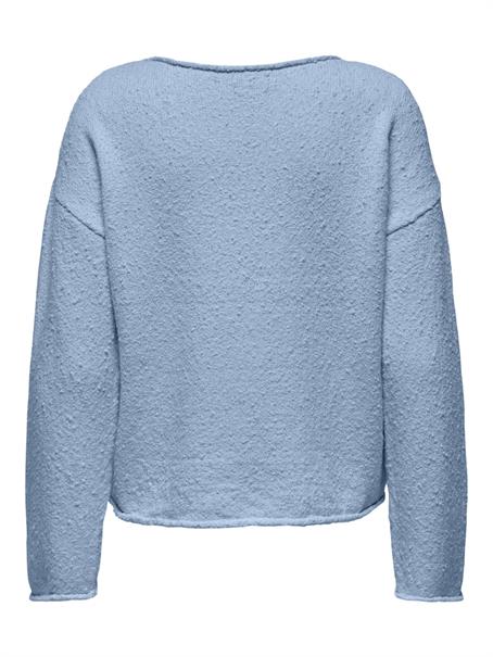 ONLALVILDA LS O-NECK CC KNT soft chambray