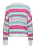 ONLALYSSA LIFE LS STRIPE O-NECK CC KNT birch