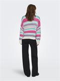 ONLALYSSA LIFE LS STRIPE O-NECK CC KNT birch