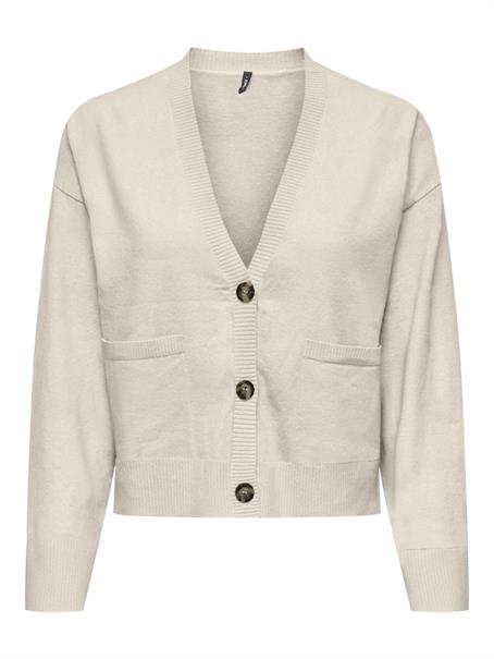 ONLAMA LIFE LS V CARDIGAN CS KNT birch