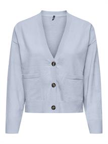 ONLAMA LIFE LS V CARDIGAN CS KNT soft chambray