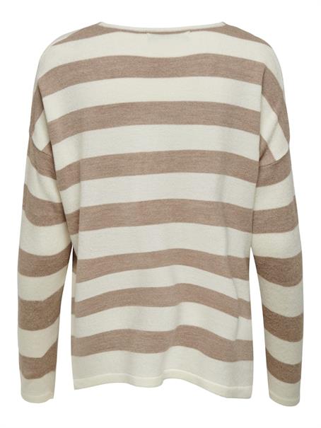 ONLAMALIA L/S V-NECK PULLOVER CC KNT cloud dancer1