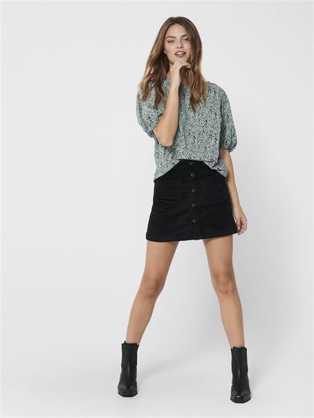 ONLAMAZING GLOBAL HW CORD SKIRT PNT NOOS black 1