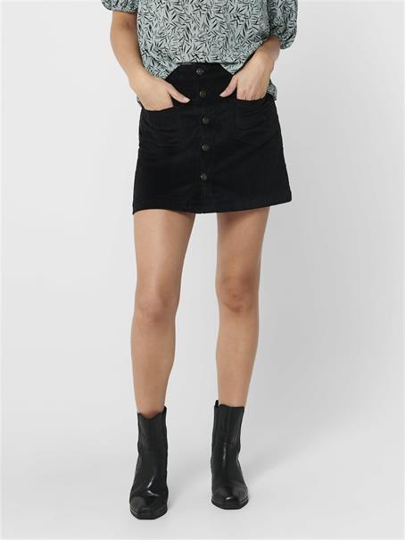 ONLAMAZING GLOBAL HW CORD SKIRT PNT NOOS black 1