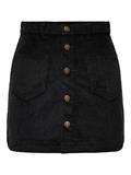 ONLAMAZING GLOBAL HW CORD SKIRT PNT NOOS black