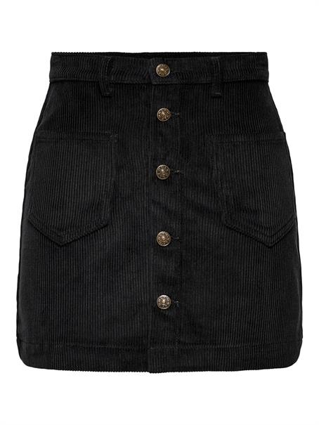 ONLAMAZING GLOBAL HW CORD SKIRT PNT NOOS black