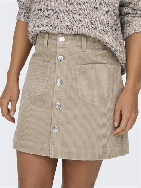 ONLAMAZING GLOBAL HW CORD SKIRT PNT NOOS goat