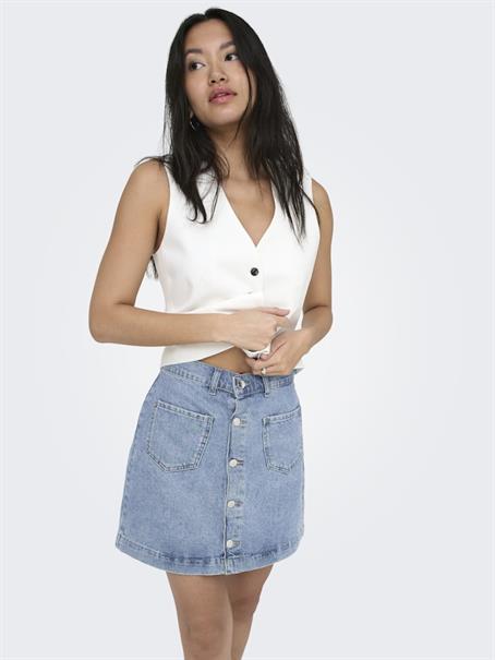 ONLAMAZING HW SKIRT TAI DNM NOOS light blue denim