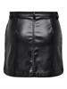 ONLAMAZING-LIORA HW FAUX LEAT SKIRT PNT black