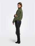 ONLAMBER FAUX SUEDE JACKET OTW grape leaf