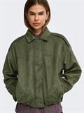 ONLAMBER FAUX SUEDE JACKET OTW grape leaf