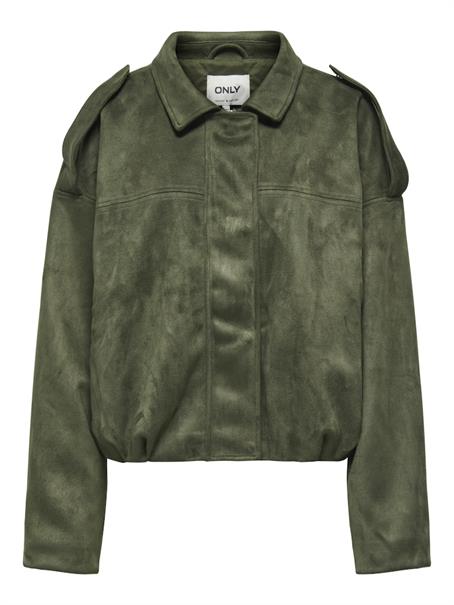 ONLAMBER FAUX SUEDE JACKET OTW grape leaf