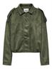 ONLAMBER FAUX SUEDE JACKET OTW grape leaf