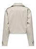 ONLAMIA FAUX LEATHER JACKET CC OTW pumice stone