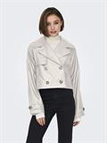 ONLAMIA FAUX LEATHER JACKET CC OTW pumice stone