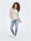ONLAMIA FAUX LEATHER JACKET CC OTW pumice stone