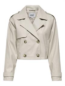 ONLAMIA FAUX LEATHER JACKET CC OTW pumice stone