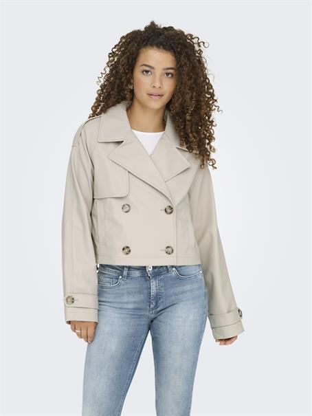 ONLAMIA FAUX LEATHER JACKET CC OTW pumice stone