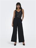 ONLANA S/L V-NECK SEQUINS TOP JRS black