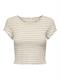ONLANITS S/S CROPPED TOP JRS antique white3