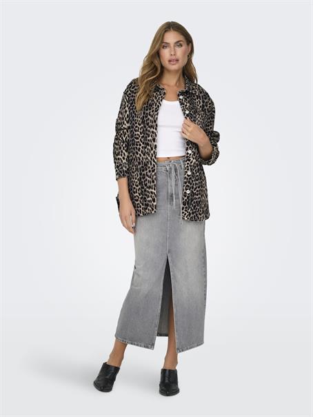 ONLANLIE LS AOP SHACKET PNT black