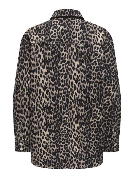 ONLANLIE LS AOP SHACKET PNT black