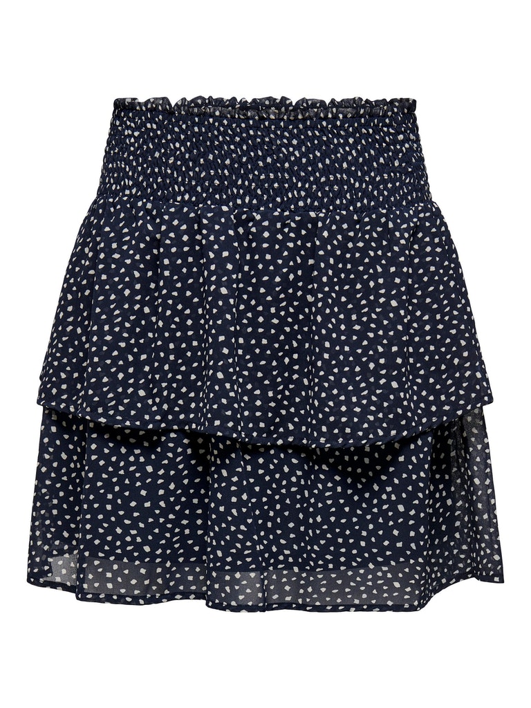 Only Damen Rock ONLANN STAR LAYER SMOCK SKIRT PTM night sky-dot w.  macadamia bequem online kaufen bei